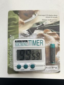 New West Bend electronic timer