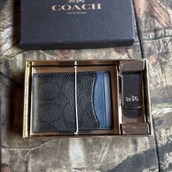 Coach Wallet With Money Clip New 