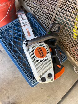 Stihl chainsaw ms194t new 14” bar and chain