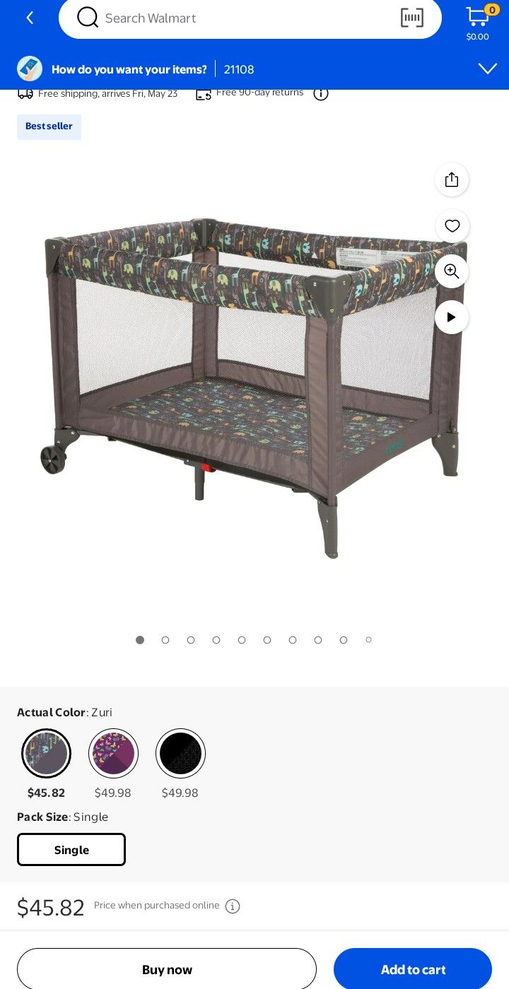 New In Box Baby Playpen/Play Yard For Boy Or Girl-$20