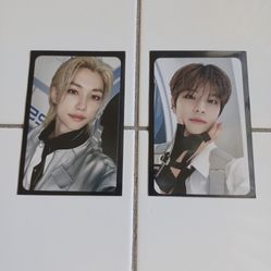Stray Kids 3rd fanmeeting PILOT: FOR ⭐️⭐️⭐️⭐️⭐️ Felix and Seungmin photocards