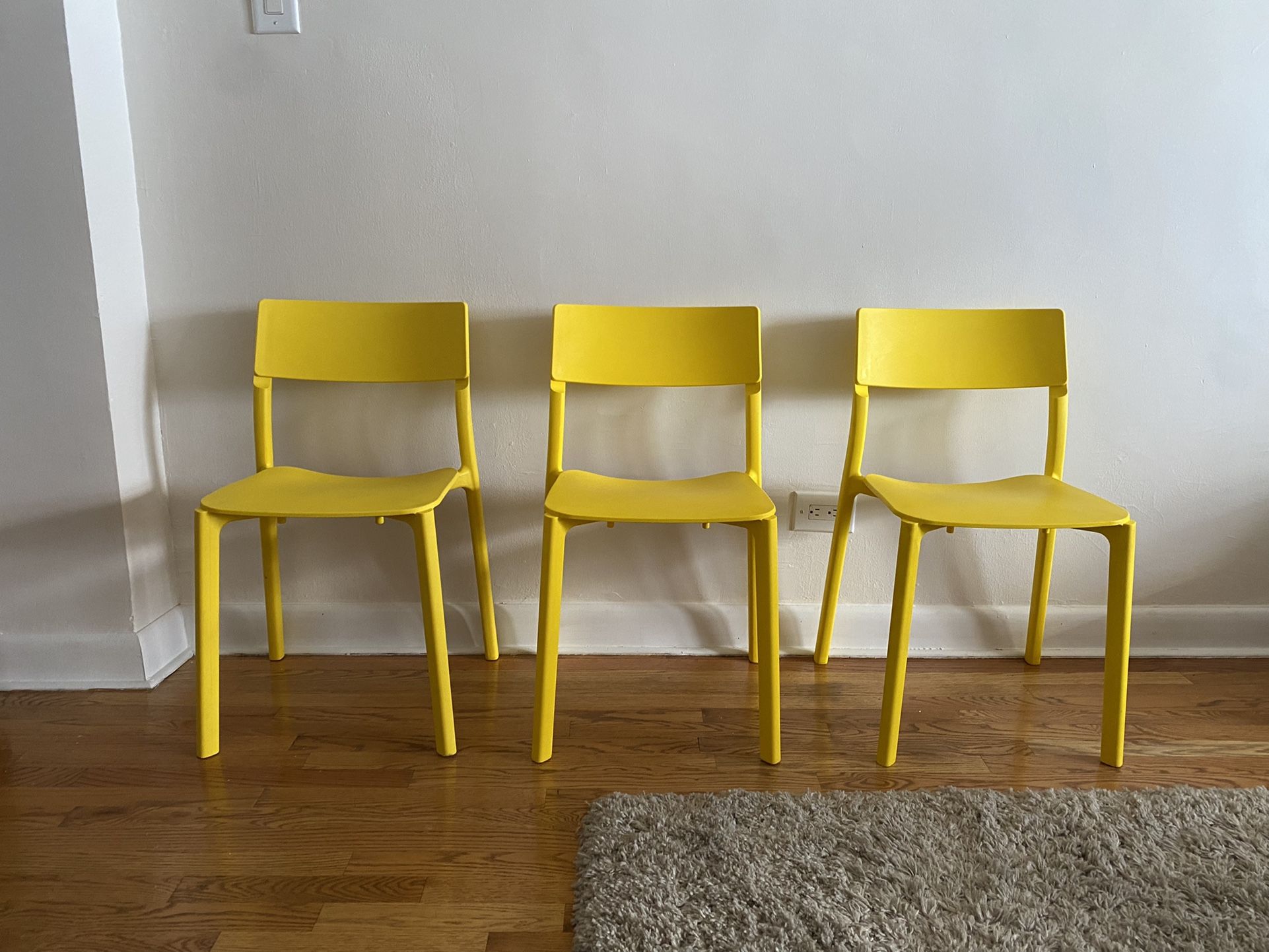 SET OF 3 IKEA JANINGE CHAIRS
