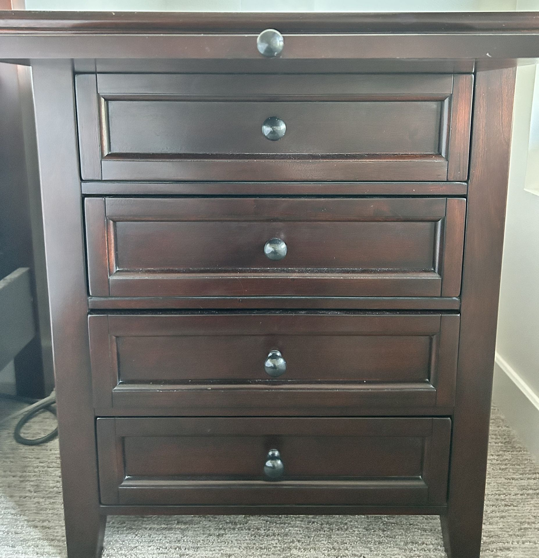 Pottery Barn Hudson Nightstand - Mahogany
