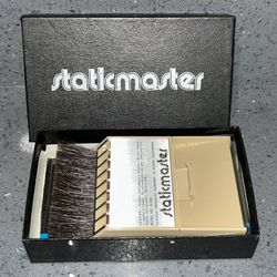 Vintage 1978 Staticmaster 3" brush w/ Original Box + Instructions For Vinyl LPs