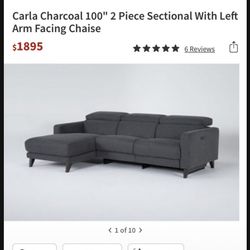 2 Piece Sectional With Chaise