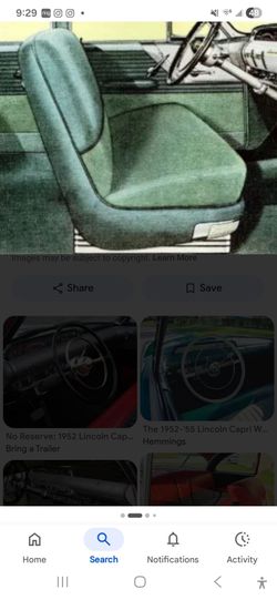 Mercury bench seat side trim