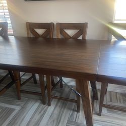 Solid Wood Dining Table 