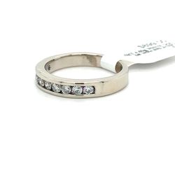 10kt White Gold Diamond Ring 10 Diamonds Size 8 1/4 4.60grams 147195 1