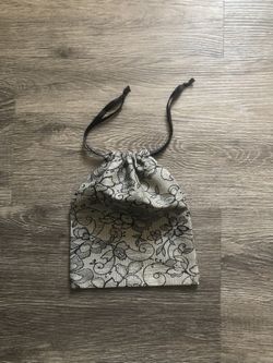 Drawstring Bag/Christmas Gift Bag/Cosmetics Bag/Travel Bag/Handmade Bag