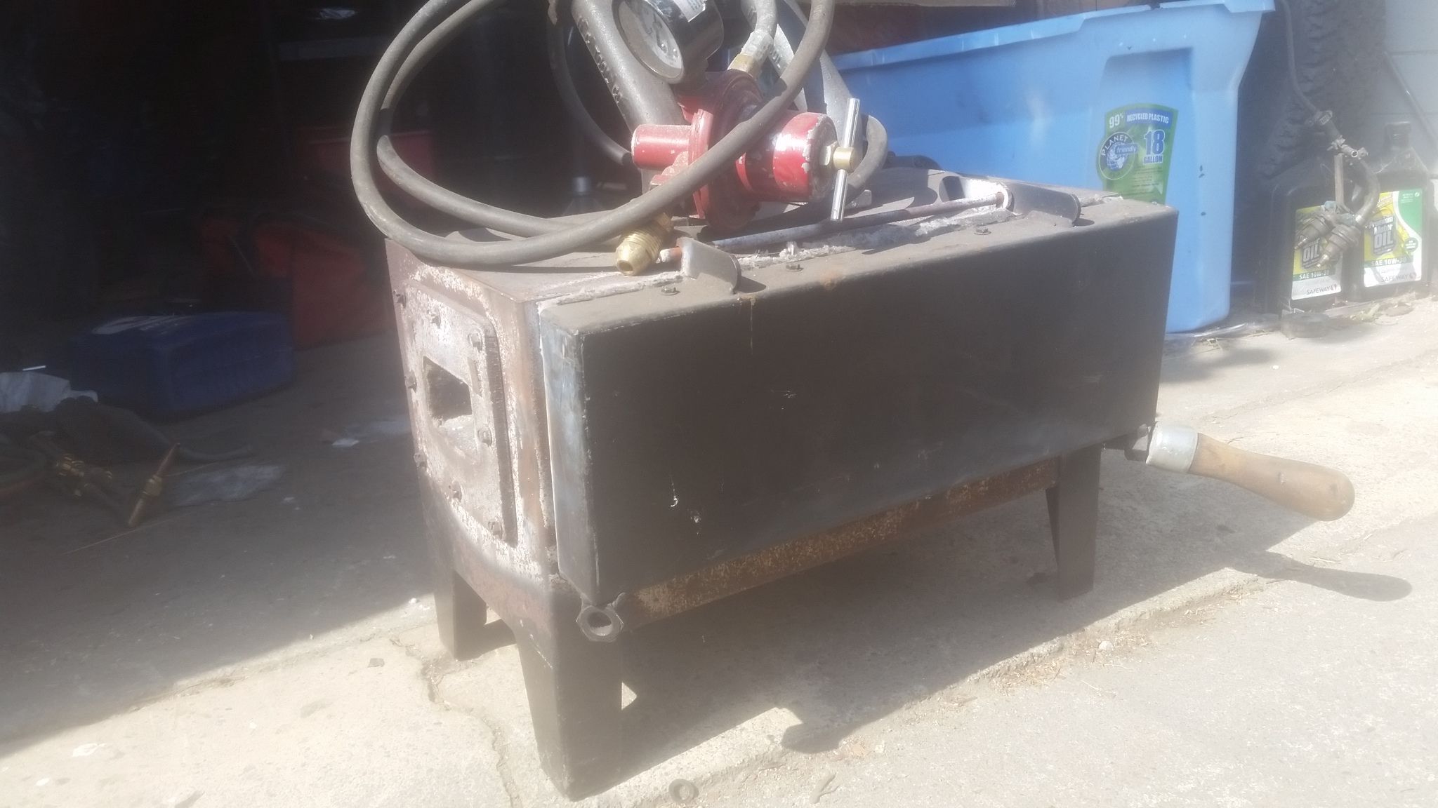 NC tool 2 burner propane forge