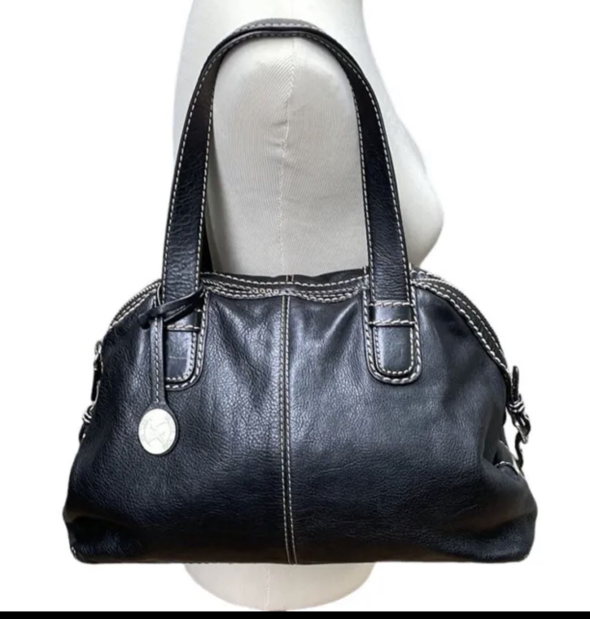 Michael Kors Black Leather Shoulder Bag