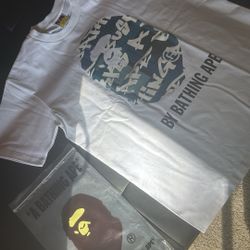 White Bape Tee