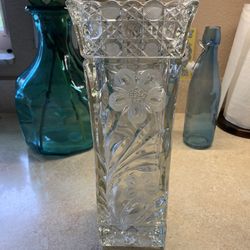 Vintage Heavy Crystal Vase