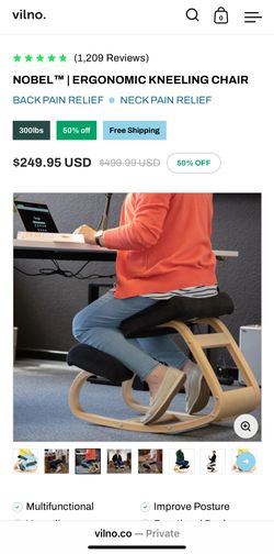 VILNO - NOBEL™ | ERGONOMIC KNEELING CHAIR