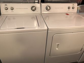 Used Roper washer and dryer set. 1 year warranty