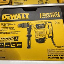 Dewalt New 1 9/16” Combination Hammer Kit 