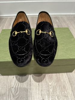 Gucci Velvet Loafers