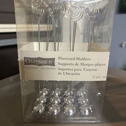 12ct Silver Place Holders. 