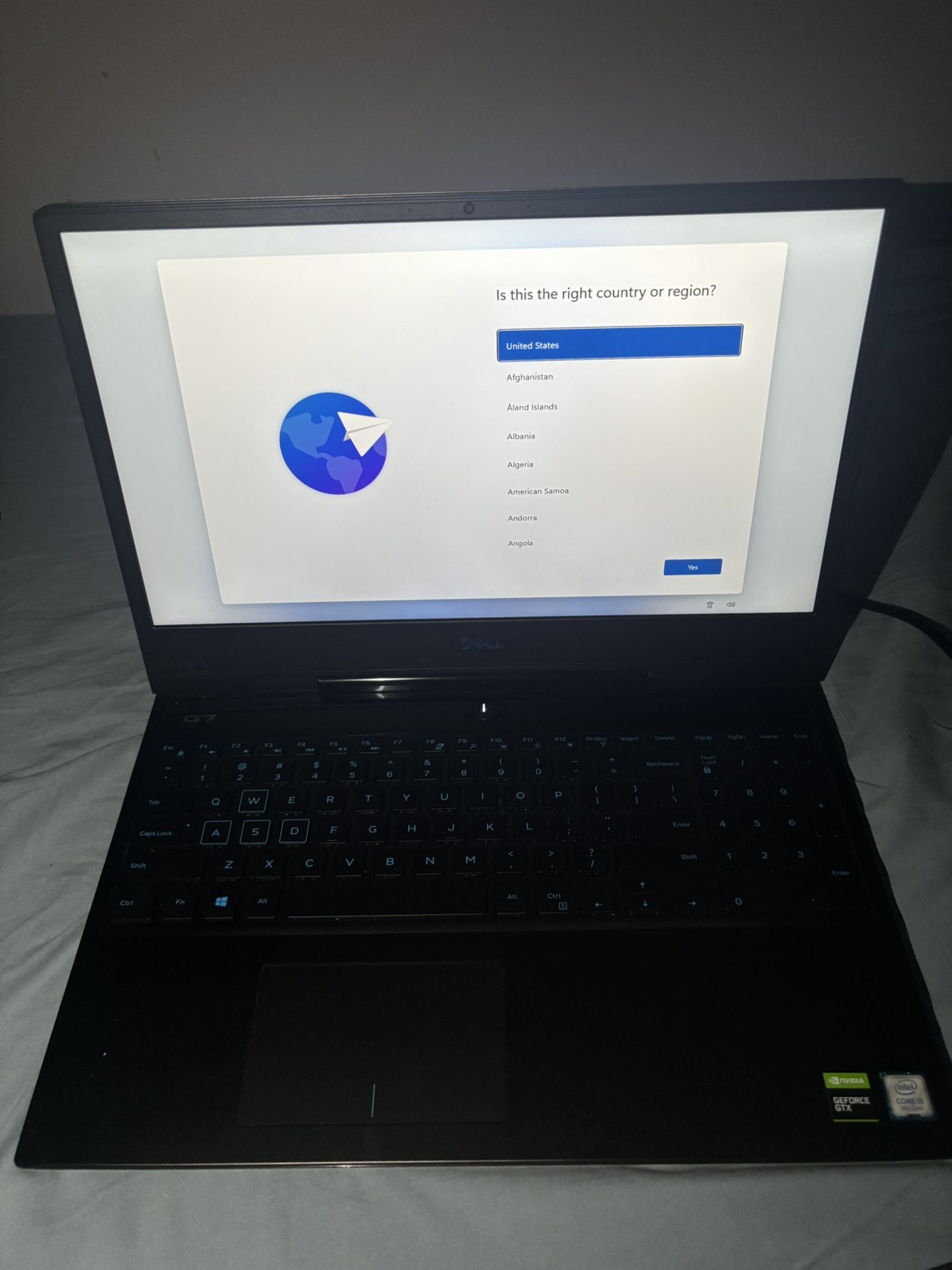 Dell Gaming Laptop, Intel Core I5 9th Gen, Nvidia GeForce GTX