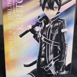 Banpresto Sword Art Online Alicization War Of Underworld Kirito Figure black