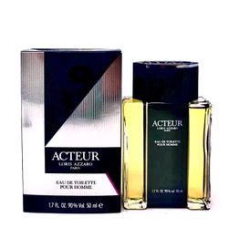 Acteur by Loris Azzaro Eau de Toilette Spray Men 1.7 FL oz / 50 ML New Box Rare Original Azzaro Fragrance 