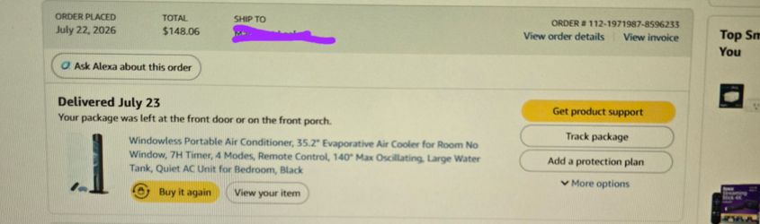 Windowless Portable Tower Air Cooler