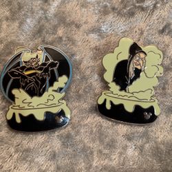 Disney Villains Enamel Pins