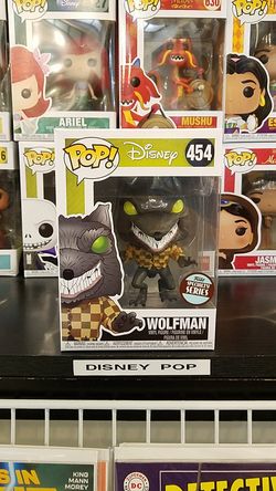 Wolfman nighmare before christmas specialty series funko pop