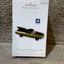 Hallmark1970 Chevrolet El Camino SS Ornament Die Cast Metal 2011 Truck Series