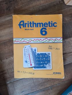 Arithmetic 6 Work Text 4th Edition