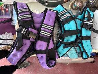 New 12lb & 8lb Weighted Vest; Purple, Blue OR Black; $18 & $15 Each