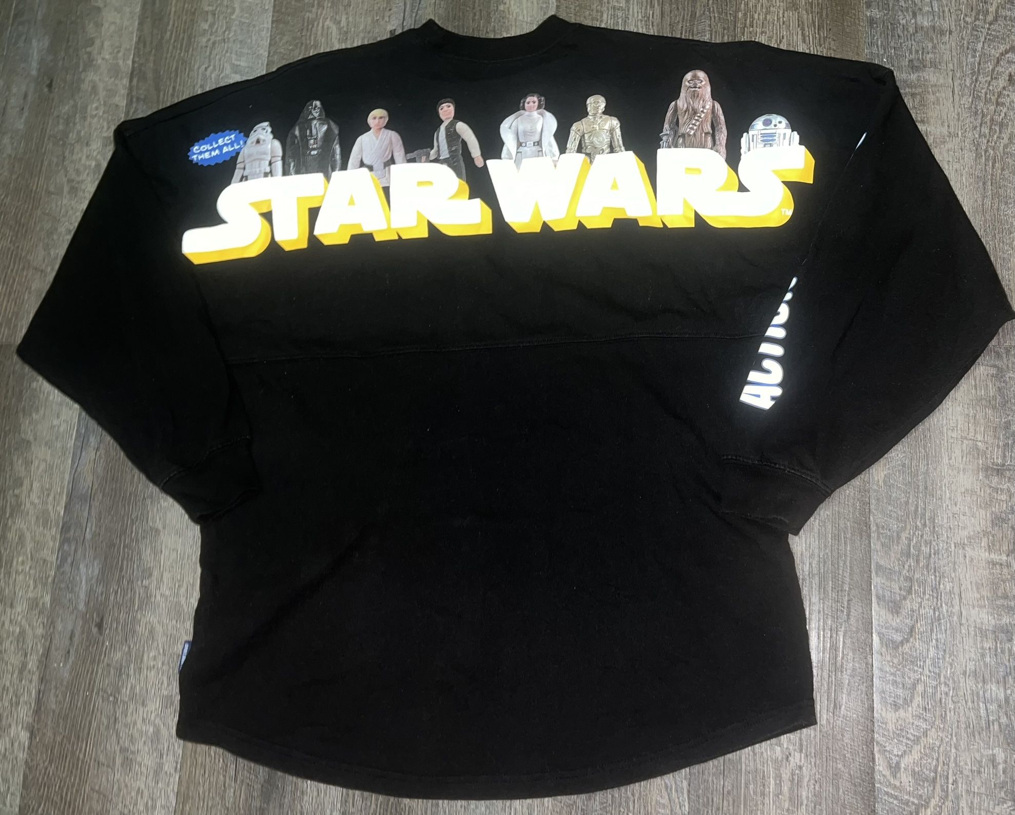 Disney Parks Star Wars Vintage Action Figure Spirit Jersey