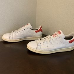 Adidas Stan Smith Legacy Sneaker White Collegiate Red Men’s Size 10.5