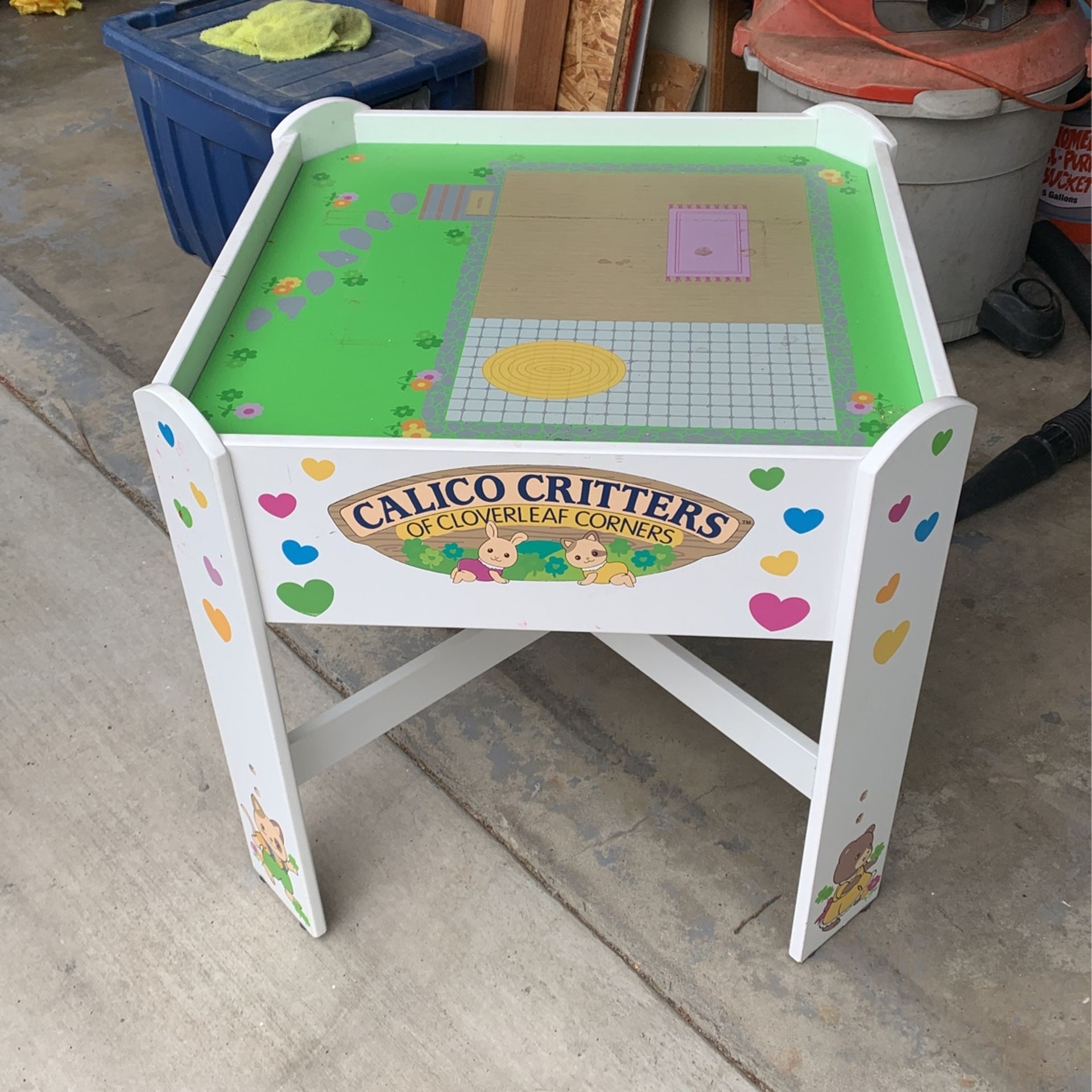 Calico critters activity store table