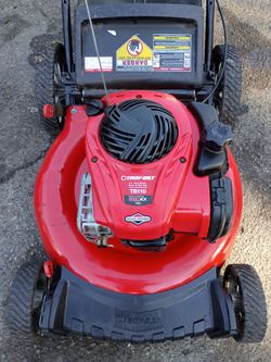 Virtually-New! Troy-Bilt TB110 Gas Powered Lawnmower With Bag!