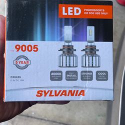 9005 Sylvania LED COOL WHITE HEADLIGHTS