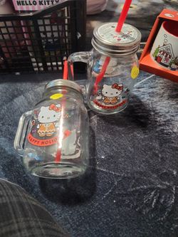 Hellokitty Collectable Glass Cup