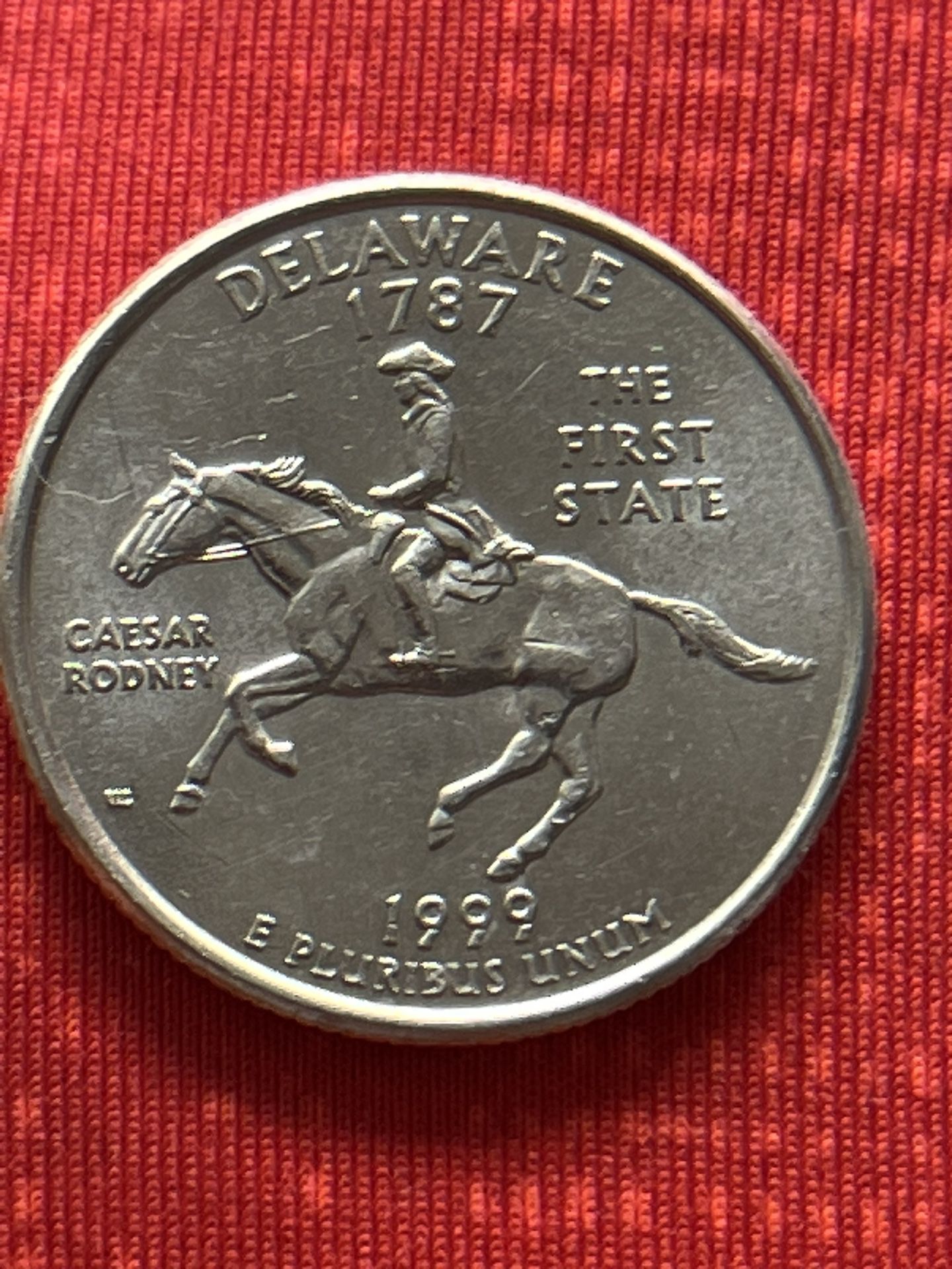 1999 Delaware P Quarter 