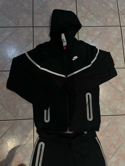 Reflective Black Nike Tech Tracksuit