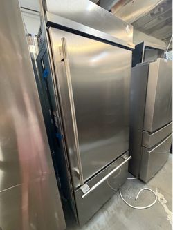 36” KITCHENAID BUILT IN BOTTOM FREEZER STAINLESS STEEL