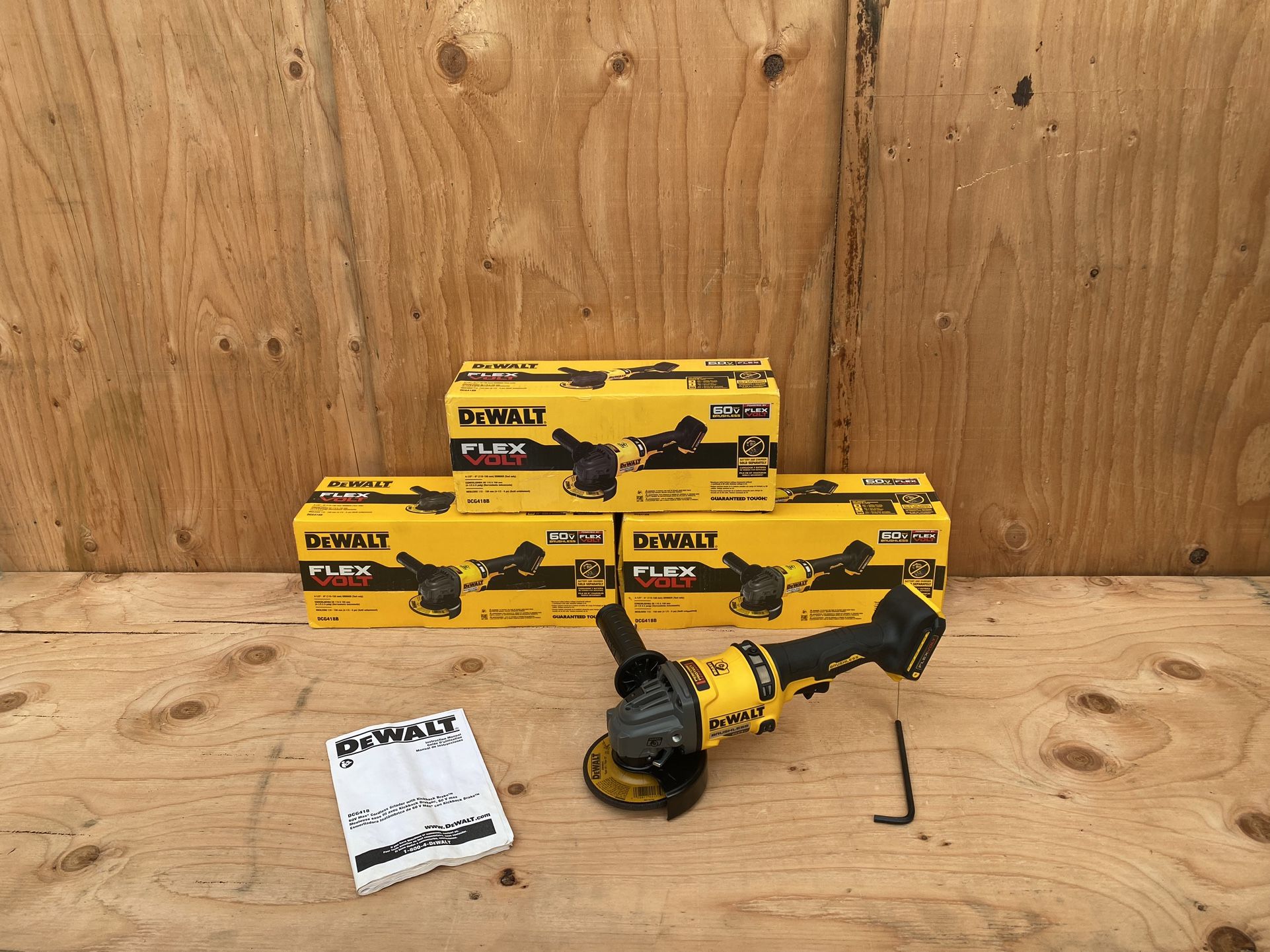Dewalt 4 1/2” To 6” Grinder 60v Brushless Model DCG418 (Tool Only)