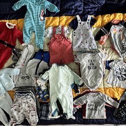75pcs Supersized Lot Of 6 Months Baby Boy Clothes 