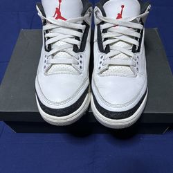 Jordan 3 Retro Cement Grey 2024  Size 8.5