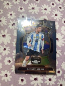 Messi select soccer card