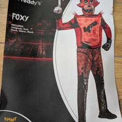 Kids Foxy Halloween Costume (Five Nights At Freddy's)