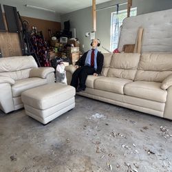 Leather Couch - Pickup Only