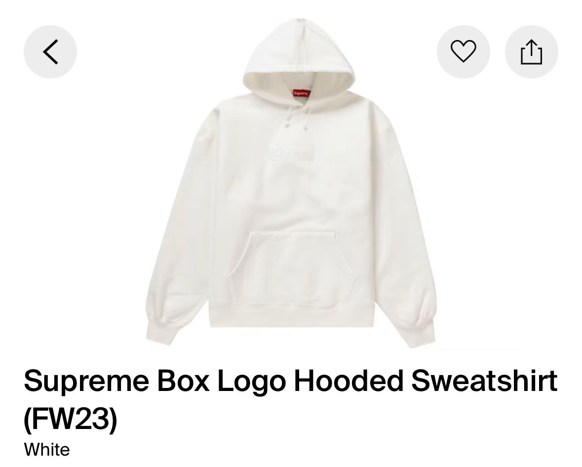 Supreme Box Logo sz M FW23