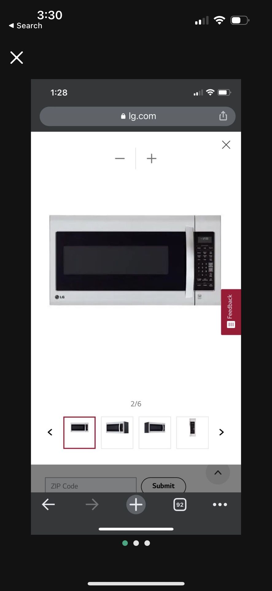 Microwave Oven LG