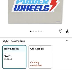 Power Wheels Battery $30