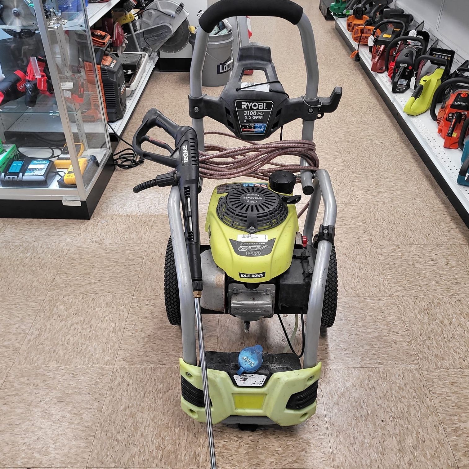 RYOBI 3100psi 2.5 GPM Honda GCV 190 Motor Pressure Washer for Sale in Plant City FL OfferUp